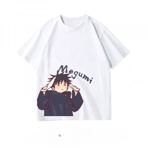 Anime Desenli Unisex Bay Bayan Tişört  Jujutsu Hattı Fushiguro Megumi ‌