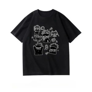 Anime Desenli Unisex Bay Bayan Tişört  Jujutsu hattı Gojo Satoru