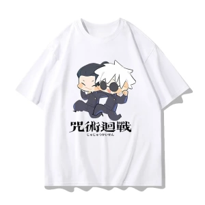 Anime Desenli Unisex Bay Bayan Tişört  Jujutsu Hattı ‌ Yujiy