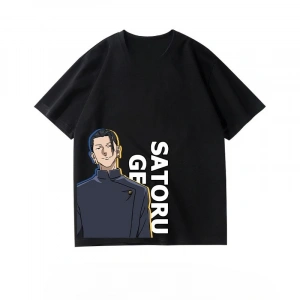 Anime Desenli Unisex Bay Bayan Tişört  Jujutsu Kaisen Gojo Satoru