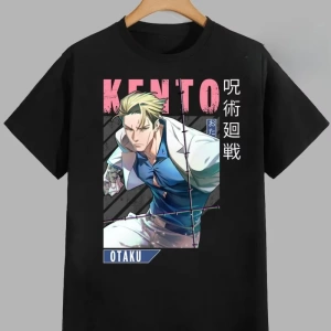 Anime Desenli Unisex Bay Bayan Tişört  Jujutsu Kaisen Gojo Satoru