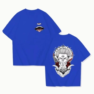Anime Desenli Unisex Bay Bayan Tişört  Jujutsu Kaisen Gojo Satoru