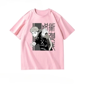 Anime Desenli Unisex Bay Bayan Tişört  Jujutsu Kaisen Gojo Satoru