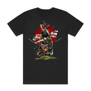 Anime Desenli Unisex Bay Bayan Tişört  Maymun D Luffy