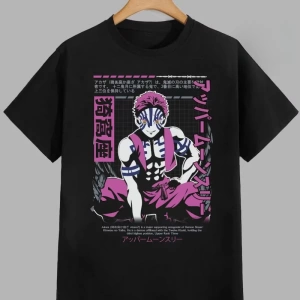 Anime Desenli Unisex Bay Bayan Tişört Rengoku Kyojuro ‌ Iblis avcısı