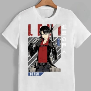 Anime Desenli Unisex Bay Bayan Tişört  Titanlar Anime