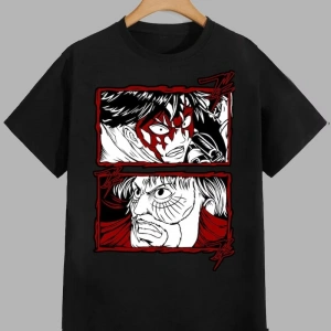 Anime Desenli Unisex Bay Bayan Tişört  Titanlar Anime
