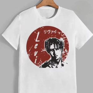 Anime Desenli Unisex Bay Bayan Tişört  Titanlar Anime
