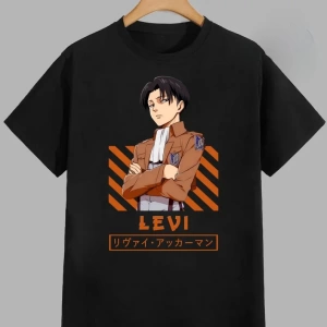 Anime Desenli Unisex Bay Bayan Tişört  Titanlar Anime