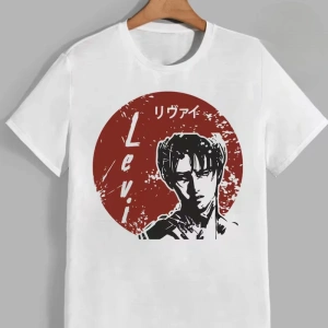 Anime Desenli Unisex Bay Bayan Tişört  Titanlar Anime