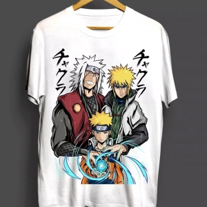Anime Desenli Unisex Bay Bayan Tişört  Uzumaki Naruto