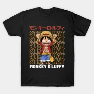Anime Desenli Unisex Bay Bayan Tişört  Yaz Luffy Zoro Asura