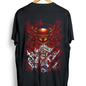Anime Desenli Unisex Bay Bayan Tişört  Yaz Luffy Zoro Asura