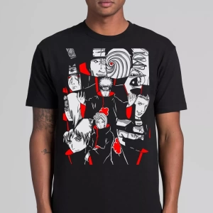 Anime Desenli Unisex Bay Bayan Tişört  Yaz Naruto Kurama