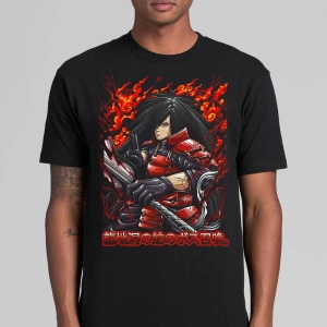 Anime Desenli Unisex Bay Bayan Tişört  Yaz Naruto Senju Hashirama