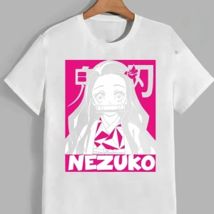 Anime Desenli Unisex Çocuk Tişört  Anime Kamado Nezuko ‌ Iblis avcısı