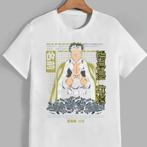 Anime Desenli Unisex Çocuk Tişört  Gyomei Himesaka iblis avcısı