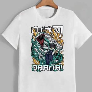 Anime Desenli Unisex Çocuk Tişört  Hashibira Inosuke iblis avcısı