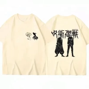 Anime Desenli Unisex Çocuk Tişört  Japa Nese Anime Jujutsu Hattı