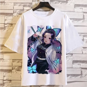 Anime Desenli Unisex Çocuk Tişört  Japon animesi iblis avcısı