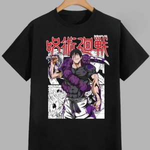 Anime Desenli Unisex Çocuk Tişört  Jujutsu Hattı Fushiguro Megumi ‌