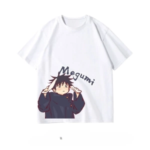 Anime Desenli Unisex Çocuk Tişört  Jujutsu Hattı Fushiguro Megumi ‌