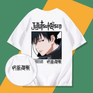 Anime Desenli Unisex Çocuk Tişört  Jujutsu Hattı Fushiguro Megumi ‌