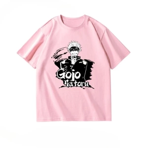 Anime Desenli Unisex Çocuk Tişört  Jujutsu hattı Gojo Satoru