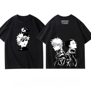 Anime Desenli Unisex Çocuk Tişört  Jujutsu hattı Gojo Satoru