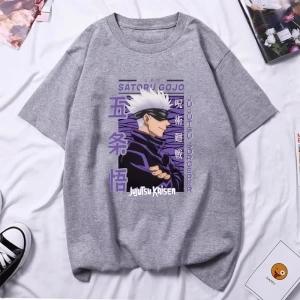 Anime Desenli Unisex Çocuk Tişört  Jujutsu hattı Gojo Satoru