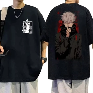 Anime Desenli Unisex Çocuk Tişört  Jujutsu hattı Gojo Satoru