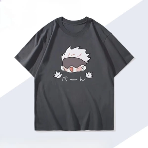 Anime Desenli Unisex Çocuk Tişört  Jujutsu Kaisen Gojo Satoru