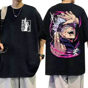 Anime Desenli Unisex Çocuk Tişört  Jujutsu Kaisen Gojo Satoru