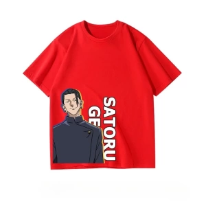 Anime Desenli Unisex Çocuk Tişört  Jujutsu Kaisen Gojo Satoru