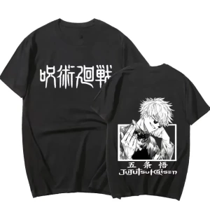 Anime Desenli Unisex Çocuk Tişört  Jujutsu Kaisen Gojo Satoru