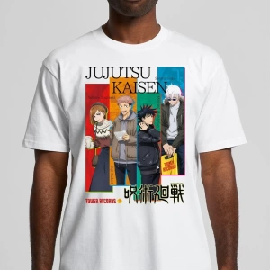 Anime Desenli Unisex Çocuk Tişört  Jujutsu Kaisen Gojo Satoru