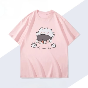 Anime Desenli Unisex Çocuk Tişört  Jujutsu Kaisen Gojo Satoru