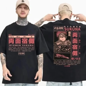Anime Desenli Unisex Çocuk Tişört  Jujutsu Kaisen Gojo Satoru