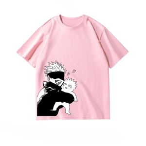 Anime Desenli Unisex Çocuk Tişört  Jujutsu Kaisen Gojo Satoru