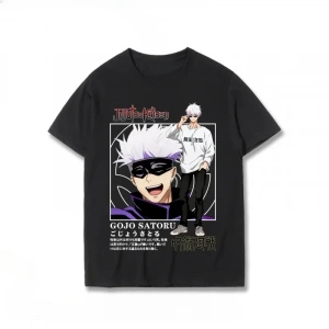 Anime Desenli Unisex Çocuk Tişört  Jujutsu Kaisen Gojo Satoru