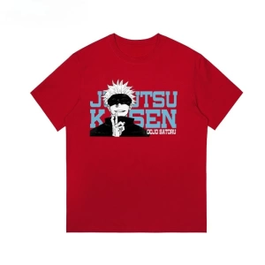 Anime Desenli Unisex Çocuk Tişört  Jujutsu Kaisen Gojo Satoru