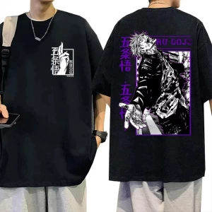Anime Desenli Unisex Çocuk Tişört  Jujutsu Kaisen Gojo Satoru