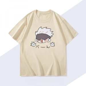 Anime Desenli Unisex Çocuk Tişört  Jujutsu Kaisen Gojo Satoru