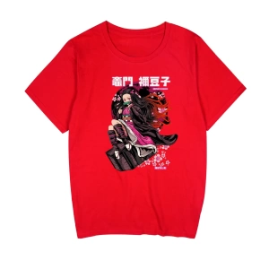 Anime Desenli Unisex Çocuk Tişört  Kamado Nezuko Demon Slayer