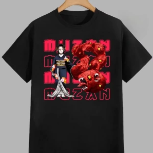 Anime Desenli Unisex Çocuk Tişört  Kibutsuji Muzan ‌ Iblis avcısı