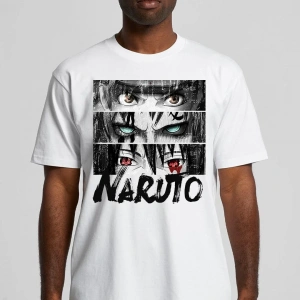 Anime Desenli Unisex Çocuk Tişört  Naruto