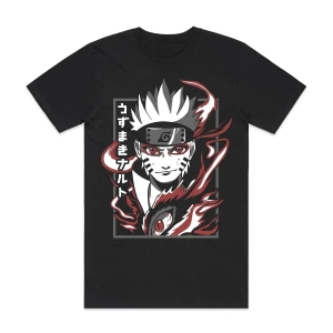 Anime Desenli Unisex Çocuk Tişört  Naruto