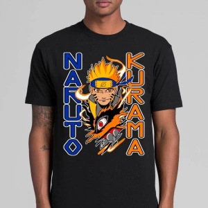 Anime Desenli Unisex Çocuk Tişört  Naruto