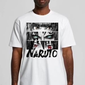 Anime Desenli Unisex Çocuk Tişört  Naruto