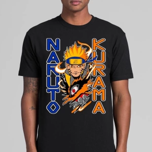 Anime Desenli Unisex Çocuk Tişört  Naruto